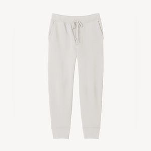 NILI LOTAN VINTAGE WHITE NOLAN JOGGER SWEATPANTS
